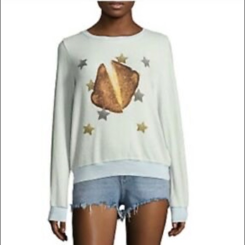 Wildfox grilled cheese sweatshirt